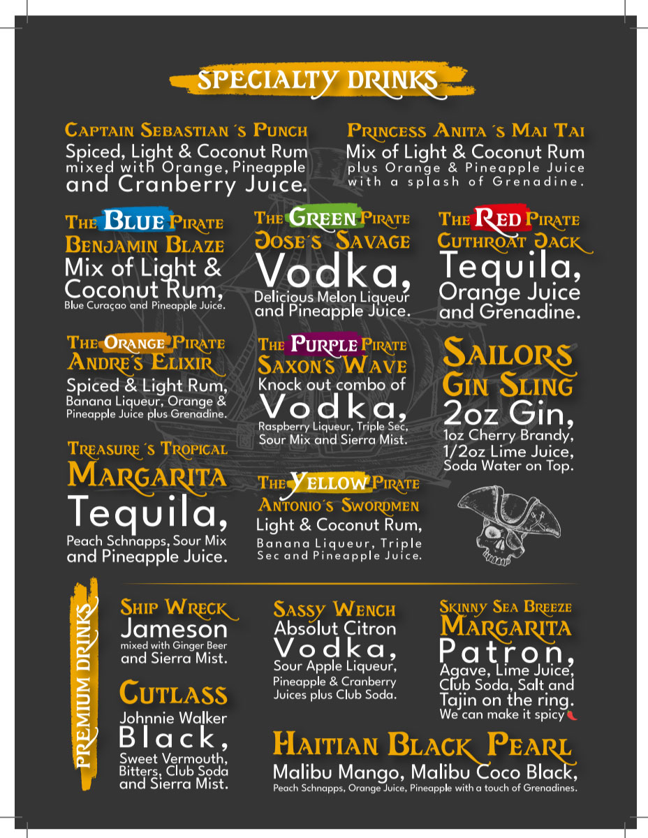 Picture of Bar Menu 2